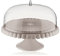 Guzzini - Tiffany, Présentoir à Gâteaux avec Cloche - Gris Tourterelle, Ø 36 x h28 cm - 199400158