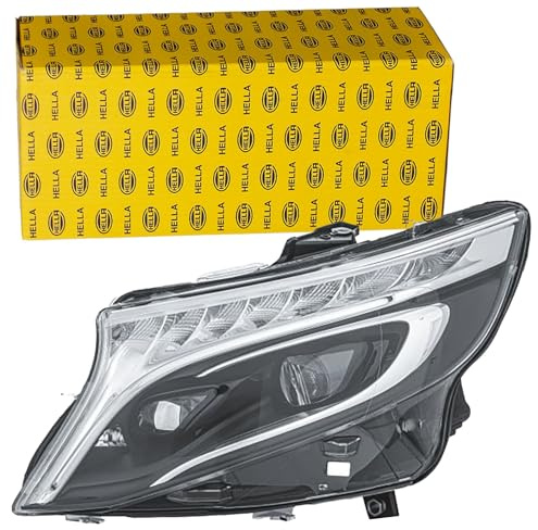 HELLA 1LX 011 284-571 LED Scheinwerfer - MERCEDES-BENZ VITO Tourer (W447) | Kompatibel mit: MERCEDES-BENZ eVITO Kasten, eVITO Tourer, MARCO POLO Camper, V-CLASS, VITO Kasten, VITO Mixto, VITO Tourer