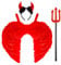 VEYLIN Red Angel Wings And Devil Horns, Red Fairy Feather Angel Wings Fancy Dress Costume for Halloween Christmas Party