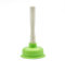 LAPAP | Desatascador con termo de color de 12 cm de diámetro, mango de madera de 24 cm, para uso doméstico o profesional, el desatascador Stura !Pop! es 100% fabricado en Italia, color verde.