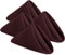 Utopia Home Stoffservietten, 45,7 x 45,7 cm, 100 % Polyester, gesäumte Kanten, waschbar und wiederverwendbar, ideal für Partys, Hochzeiten und Abendessen, Burgunderrot, 24 Stück
