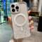 EYZUTAK Magnetic Case for iPhone 14 Pro Max Compatible with Magsafing, Clear Glitter Bling Phone Case Slim Soft TPU Sparkly Transparent Shockproof Protective Cover - Clear