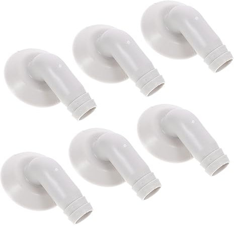 Homoyoyo 6 Pezzi Condizionatori Draino Portagomma Per Finestra Adattatori Per Lo Scarico Dell'acqua Di Condensa Condizionatore Plastica Tubo Di Scarico Connettore