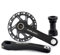 LSRRYD Kinderfahrrad Kurbel Garnitur Mit Tretlagr 68mm Schmales Breites Zahnkettenblatt Mit Protektor 28T 32T 34T Aluminiumlegierung Kurbelarm Für Klappräder (Color : Black 32T, Size : 150mm)