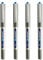uni-ball Eye UB-157 Tintenroller, 0,7 mm Spitze, blaue Tinte, 4 Stück