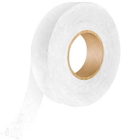 Nastro Termoadesivo per Tessuti, Nastro Termoadesivo, Svelto Adesivo per Orlo Pantaloni, Nastro per Orlo, Nastro per Orlo Stirare Tessuto, per Giuntare Tessuti, Pantaloni, Tende, Vestiti (20mm x 64m)