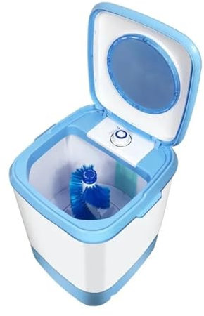 Lavadora de zapatos de tamaño pequeño de 220V, combinación de secado de zapatos con cepillo completamente automático para uso doméstico, lavado de zapatos, calcetines y ropa