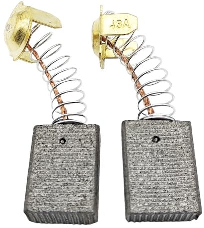Scheppach HS 110 Paire de charbons moteur pour scie circulaire de table H7 x l 13 x L 17 mm