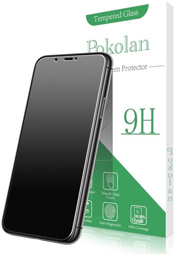 Pokolan 3 Stück Matte Schutzfolie für iPhone 11 Pro, X, XS Schutzglas, Matt Glas Folie, Blendschutz, Blasenfreie, Anti-Kratzen, Anti-Fingerabdruck, Ultra-Klar Displayschutzfolie