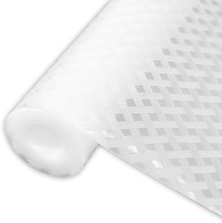 Kitchen Drawer Liner, 30cmx500cm Clear Cupboard Liners Non Slip Non-Adhesive Oil-Proof Waterproof Mat EVA Shelf Liners Fridge Mats for Drawers Cabinets Shoe Cabinets