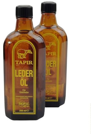 Tapir Lederöl Farblos 200ml Set 2 Stück