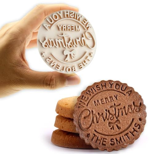 Timbri per biscotti di famiglia, personalizzabili, cognome, 3D, per glassa, fondente, decorazione di torte, melassa, cupcake, ottimo regalo per panettieri principianti