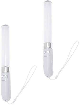 ERINGOGO Led Leuchtstab 28cm 2 Stück Tragbare Led Jubelstäbe Mit 18 Farben Wiederverwendbar Leicht Sicher Für Konzert Party Festival