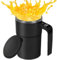 Tasse mixeur électrique, tasse, tasse à café, mélangeur à écran LCD, mélangeur de cuillère à café, tasse pour cuisine/lieu de travail/tourag