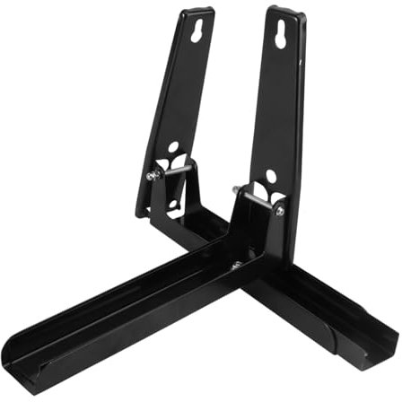 TOPPERFUN Soporte Pared Microondas Rejilla Almacenamiento Acero Inoxidable Soporte Cocina Color