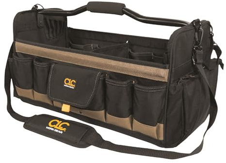 CLC WORK GEAR 1579 20 Inch, Open Top, Soft Sided Tool Box, 27 Pockets