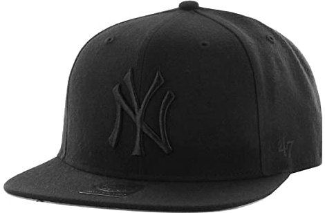 '47 Brand SRS17 Snapback NY Yankees Schwarz Schwarz, Size:ONE Size