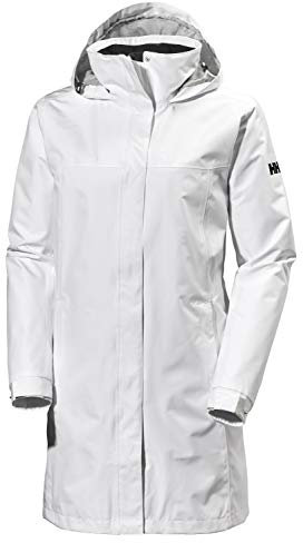 Helly Hansen Damen Aden Langer Regenmantel, Weiß, 4XL