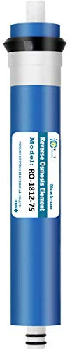 Huining 75GPD RO Membrana 1812/2012 Residenziale Osmosi Inversa Membrana Filtro Acqua Cartuccia di Ricambio per Casa Acqua Potabile Sistema di Filtrazione Famiglia Sotto Lavello Depuratore Acqua