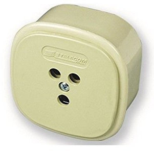 telecom Filtro ADSL Telefono TRIPOLARE Presa RJ 11 TELEFONICO Modem da Muro