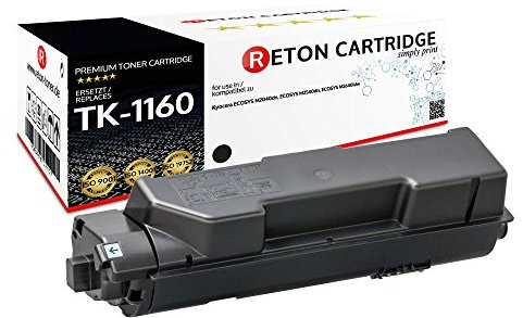 Original Reton Toner | 50% mehr Leistung | kompatibel zu TK-1160 für Kyocera ECOSYS P2040dn, Kyocera ECOSYS P2040dw | Geprüft nach ISO-Norm 19752 |