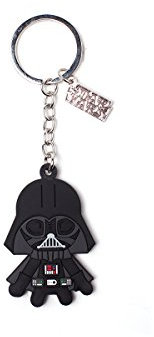 Star Wars: Episode I- The PHA Keychain Darth Vader Rubber Keychain Black