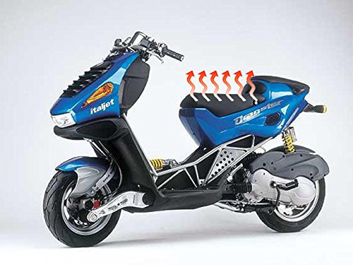 Sitzheizung Carbon Ersatzteil für/kompatibel mit Italjet Roller