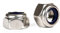 M6 (6mm ¯) Nylock Nuts Nylon Insert Locking Nuts A2 Stainless Steel (Pack of 50)