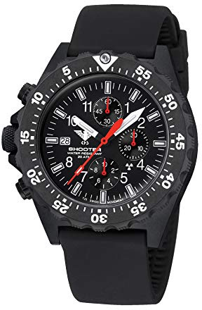 KHS Shooter MKII Chronograph Operation Timer SH2COT.SB mit Silikonband schwarz