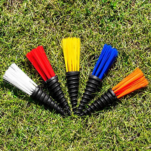 FORZA StadiumMax Grass Marking Tufts [25 Pack] - Screw-in Ground Marking Carrots - Eight Colour Options