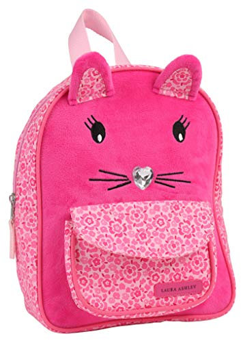 Laura Ashley Mädchen-Mini-Rucksack mit Katzenmotiv, Pink