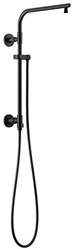 DELTA FAUCET 58810-BL Emerge 18 Round Shower Column, Without Accessories, Matte Black