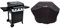 Char-Broil Convective 410 B - 4 Brenner Gasgrill, Schwarz. & 140766 Wetterschutzhaube
