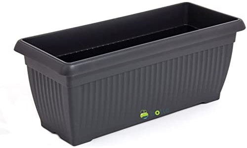 botle Fioriera da balcone, 70 x 28 x 28 cm, colore: antracite