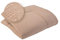 ULLENBOOM ® Baby Krabbeldecke 120x120 cm gepolstert Musselin Sand (Made in EU) - Krabbeldecke für Baby mit 100% ÖkoTex Baumwolle, ideal als Babydecke & Spieldecke