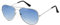 Komonee Pilot Style Blue Lens Sunglasses Designer Unisex Mens Womens UV400 Classic Shades Great For Cycling Golf Fishing Sports
