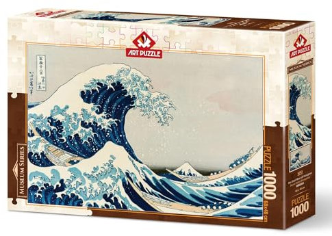 Art Puzzle Große Welle Kanagawa, 1000 Teile Museum Puzzle
