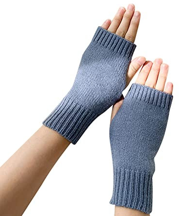 Fingerlose Armstulpen Feinstrick Armwärmer Stulpen für Damen lang Handwärmer Stulpen Mädchen Kawaii Strick Fingerlose Fäustlinge Warm Halb Handstulpen Strick Fingerlose Fäustlinge