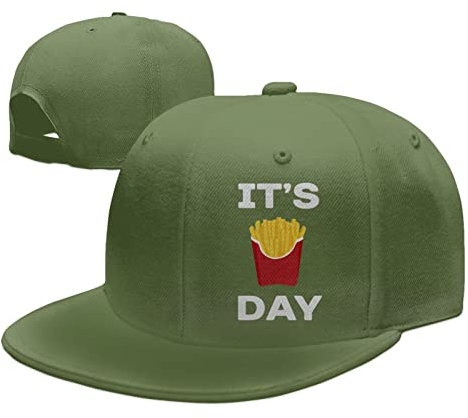 494 Sonnenblende Mütze Sein Pommes-Fry-Tag Pommes-Frites-Tag Trucker Baseballcap Casual Schirmmütze Basecap Sport Capatmungsaktive Mütze Für Teenager, Herren, Reisen