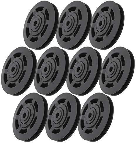 Agatige Seilrolle, Umlenkrolle, Fitness-Riemenscheibe Rad, 10 Stück, 95 Mm, Universal-Gym-Riemenscheibe, Fitness-Lager-Riemenscheibe, Ersatz-Krafttrainings-Riemenscheibe Für Fitnessgeräte
