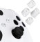 eXtremeRate Botones ABXY de Reemplazo para Xbox Series X/S Mando - Botón de Acción en Dos Tonos Símbolos Clásicos Teclas ABXY para Xbox One S/X, Elite V1/V2 (Robot Blanco Claro)
