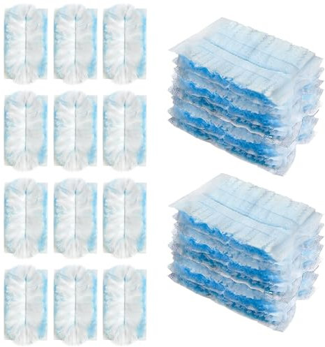 Vicloon 10 Pcs Flash Duster Refills, Refill Duster for Cleaning, Disposable Duster Heads, Strong Electrostatic Dust Removal Manual Dust Refill Pack, for Cleaning Blinds Office Home Fans Dust Dirt