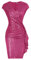 GRACE KARIN Robe de fête pour Femme, Robe de Cocktail, Robe de soirée élégante à Paillettes, Rose XXL