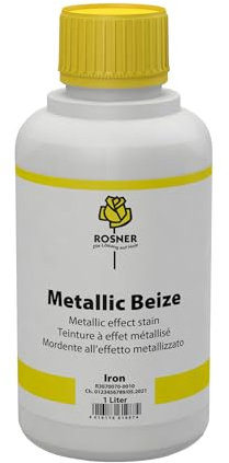 Rosner Metallic-Effekt-Spezialbeize, 1 Liter,Iron,Beize,Möble,Innenausbau
