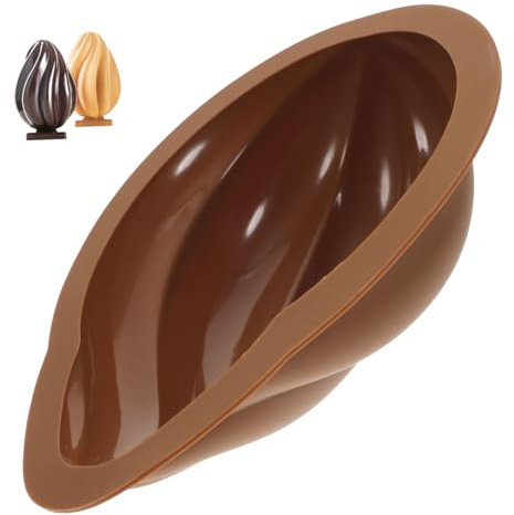 VINTORKY Eiförmige Silikonform für Schokolade und Desserts Ostereier Schokoladenform Cake Backform Antihaft Silikonform für Kreative Backideen