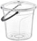 Best House Bucket with Lid - 5 Litres, Plastic Clear Storage Container, Multipurpose Bin/Bucket With Lid and Handle (Pack of 1)