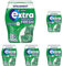 Extra Professional Kaugummi, Frische grüne Minze, 50 Dragees (Packung mit 5)