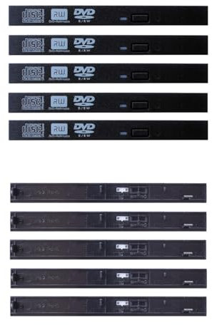 NIGUDEYANG 10 Stück Ersatz 12,7 mm CD DVD-ROM/RW DVD ODD optisches Laufwerk flache Form Blende Frontplatte Abdeckung Universal Teile