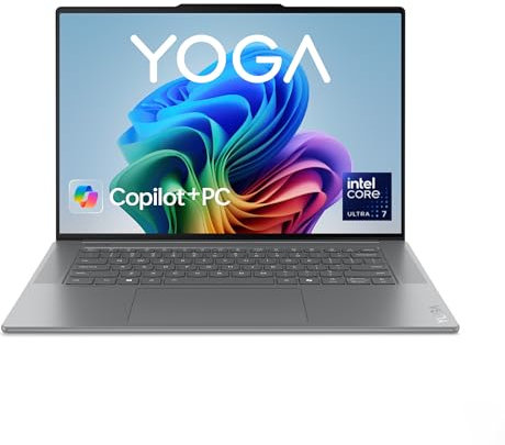 Lenovo Yoga Slim 7i Aura Edition AI Laptop | Copilot+ PC | 15,3 2.8K WQXGA Display | Intel Core Ultra 7 | 16GB RAM | 1TB SSD | Intel Arc Grafik | Windows11 | QWERTZ | Luna Grau | 2 Jahre Premium Care