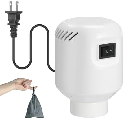 LANMU Electric Air Pump for Vacuum Storage Bags, Portable Travel Vacuum Pump for Space Saver Vacuum Sealer Bag for Clothing, Blanket, Luggage Compression